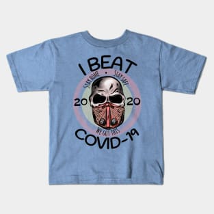 I Beat Covid Kids T-Shirt